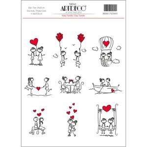 ARTDECO KOLAY TRANSFER 25X35CM DESEN NO:22