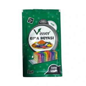 VİSSER GIDA BOYASI TOZ 9GR. YEŞİL