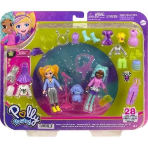 POLLY POCKET HNF51/HKV97 MODA AKSESUARLI OYUN SETİ 28 PARÇA