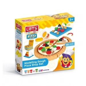 LETS OYUN HAMURU PİZZA SETİ 10 PARÇA  L9004