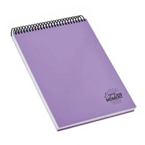 MİKRO TREND PASTEL LİLA SPİRALLİ SERT KAPAK 17X24 120YP. ÇİZGİLİ NOT DEFTERİ