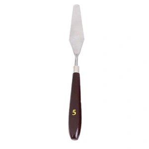 CEOART METAL SPATULA TEKLİ NO:5 ( BOYALI AHŞAP) CEO-SN0009
