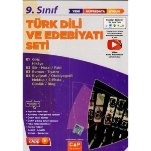 ÇAP YAYINLARI 9. SINIF ANADOLU TÜRK DİLİ VE EDEBİYATI SETİ