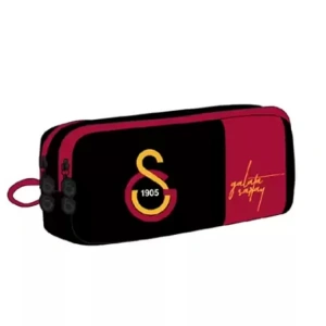 GALATASARAY 23504 PARAŞÜT KUMAŞ BANT DETAYLI SİYAH KALEM ÇANTASI