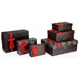 GIPTA FESTIVE DİKDÖRTGEN HEDİYE KUTUSU BX6641 E 230x315x125 mm