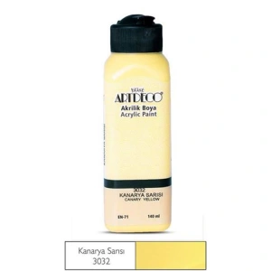 ARTDECO AKRİLİK BOYA 140 ML. KANARYA SARISI