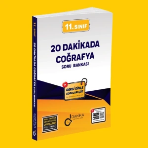 DAKİKA 11. SINIF 20 DAKİKADA COĞRAFYA SORU BANKASI