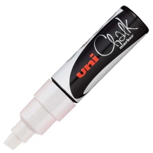UNİ BALL PWE-8K CHALK SU BAZLI SİYAH TAHTA MARKÖRÜ 8.0 mm BEYAZ