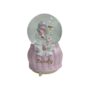 YLZ JM21C78 BÜYÜK BOY SESLİ IŞIKLI LOVELY KAR ATAN KAR KÜRESİ