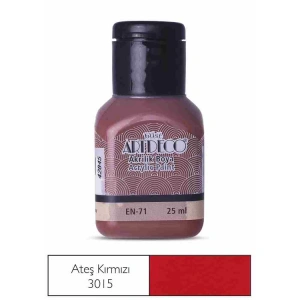 ARTDECO AKRİLİK BOYA 25 ML. ATEŞ KIRMIZI Y-070A-3015