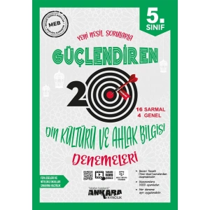 ANKARA 5.SINIF 20 GÜÇLENDİREN DİN KÜLTÜRÜ DENEMELERİ