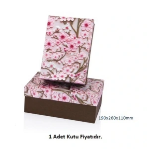 GIPTA MAY DİKDÖRTGEN HEDİYE KUTUSU BX2789 B NO:04 190x260x110mm - TEKLİ