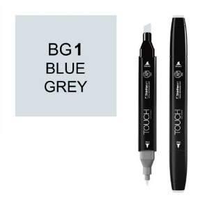 TOUCH TWIN BG-1 ÇİFT UÇLU MARKER BLUE GREY