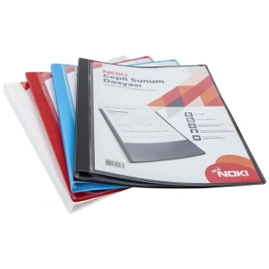 NOKI SUNUM DOSYASI CEPLİ 100LÜ SİYAH