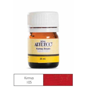 ARTDECO KUMAŞ BOYASI 25 ML. RED  Y-010A-105