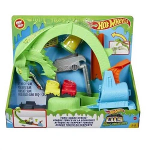 HOT WHEELS MTL-GTT93 ZEHİRLİ YILANLA ÇARPIŞMA OYUN SETİ