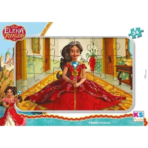 KS GAMES ELN 704 DISNEY ELENA AVALOR FRAME YAPBOZ/PUZZLE 24 PARÇA  3+