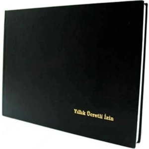DİLMAN YILLIK ÜCRETLİ İZİN DEFTERİ CİLTLİ 192yp