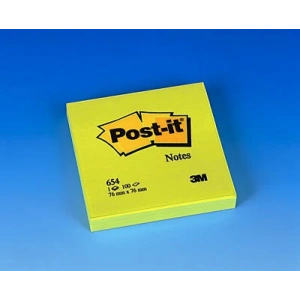 3M POST-IT NOTES 76x76mm   654