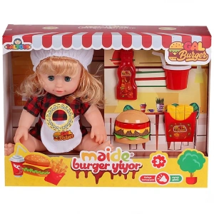 GALTOYS MAIDE GLT1105 TÜRKÇE KONUŞAN BEBEK BURGER YİYOR