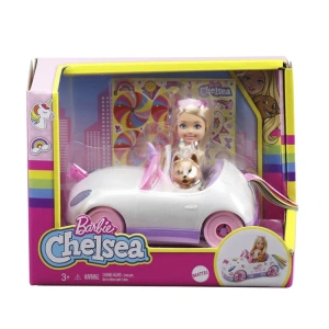 BARBIE MTL-GXT41 CHELSEA BEBEK VE ARABASI OYUN SETİ