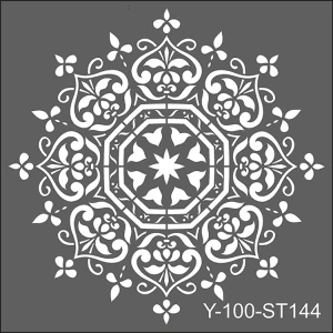 ARTDECO STENCİL 30X30CM  DAMASK DESEN-4 144