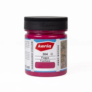 KARİN EBRU BOYASI FUŞYA 304 105ml.