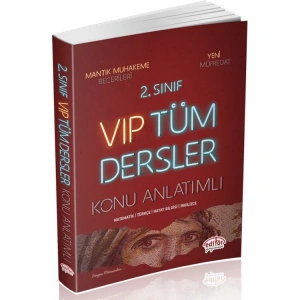 EDİTÖR 2. SINIF  VIP TÜM DERSLER KONU ANLATIMLI KIRMIZI KİTAP