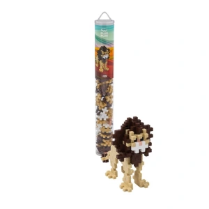 PLUS-PLUS 4191 LION MİNİ MİX BLOK PUZZLE YAPI SETİ 100 PARÇA TÜP