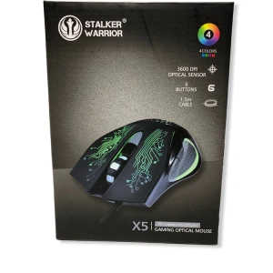 VERSATILE X5 STALKER USB 2.0  IŞIKLI KABLOLU MOUSE