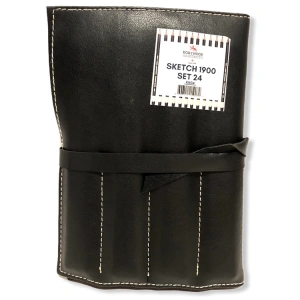 SÜDOR KN04 KOHİBOOR DERİ ÇANTA ESKİZ 1900 ÇİZİM SETİ 24LÜ