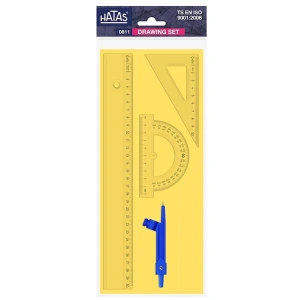 HATAS PERGELLİ EKONOMİK ÇİZİM SETİ 30 CM CETVELLİ