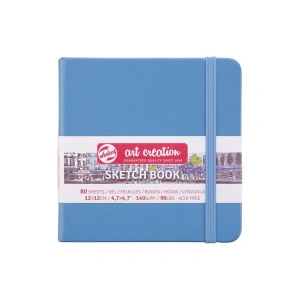 TALENS ART CREATION SKETCHBOOK 12X12cm 140 gr. 80 YP. ESKİZ DEFTERİ GÖL MAVİSİ - 9314214M