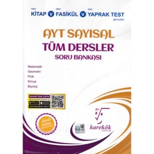KAREKÖK AYT SAYISAL TÜM DERSLER SORU BANKASI