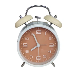 KAKOSAN ALARMLI MASAÜSTÜ SAAT PEMBE-BEYAZ NO:9010D