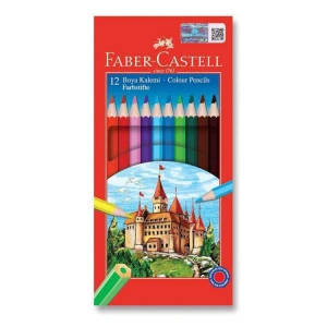 FABER CASTELL REDLINE TAM BOY 12Lİ KURU BOYA