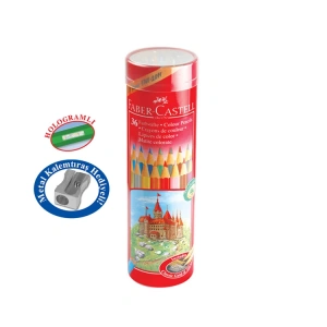 FABER CASTELL  METAL TÜP KURU BOYA 36 RENK