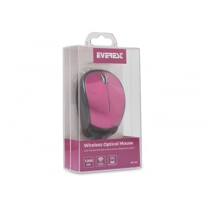 EVEREST SM-340 3D OPTİK KABLOSUZ MOUSE MOR