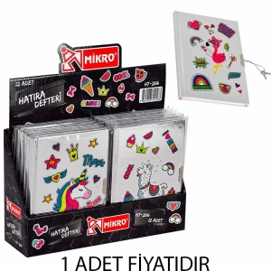 MİKRO HT-206 KİLİTLİ HATIRA DEFTERİ