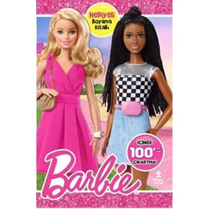 BARBIE 100 ÇIKARTMA HEDİYELİ BOYAMA KİTABI