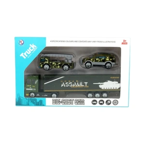KIZILKAYA  HY525 ASKERİ TIR VE  2Lİ ASKERİ ARAÇLAR OYUN SETİ KUTULU