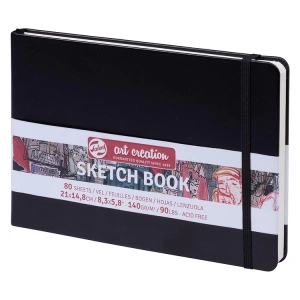 TALENS ART CREATION SKETCHBOOK 21X14.8 cm 140 gr. 80 YP. ESKİZ DEFTERİ SİYAH -9314005M