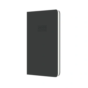 KESKİN 8x16cm CİLTLİ HAFTALIK CEP AJANDASI - SİYAH 600083