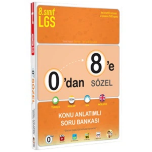 TONGUÇ 0DAN 8E SÖZEL KONU ANLATIMLI SORU BANKASI