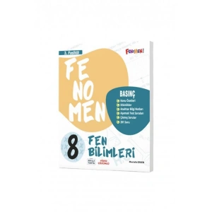 FENOMEN 8. SINIF FEN BİLİMLERİ 3. FASİKÜL - BASINÇ