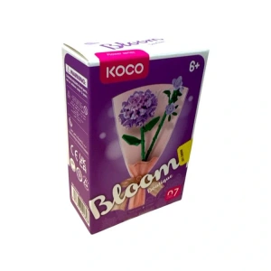 SUNMAN KOCO NO.01030 BLOOM BOUTIQUE FLOWER SERİSİ 07- BUKET ÇİÇEK LEGO YAPIM SETİ 128 PARÇA 6+