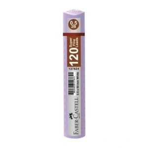 FABER CASTELL 120Lİ MİN 0.5 2B 60mm UÇ PASTEL MOR TÜP -127685