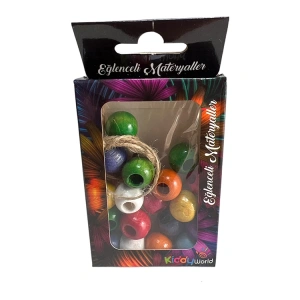 KIDDY WORLD 01264 AHŞAP BONCUK KÜÇÜK KARTON KUTU