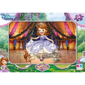 KS GAMES T694 DISNEY SOFIA THE FIRST FRAME YAPBOZ/PUZZLE 24 PARÇA  3+