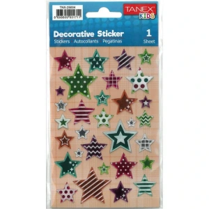 TANEX KIDS TNX-25004 DEKORATİF ETİKETLER - YILDIZ SERİSİ STICKER